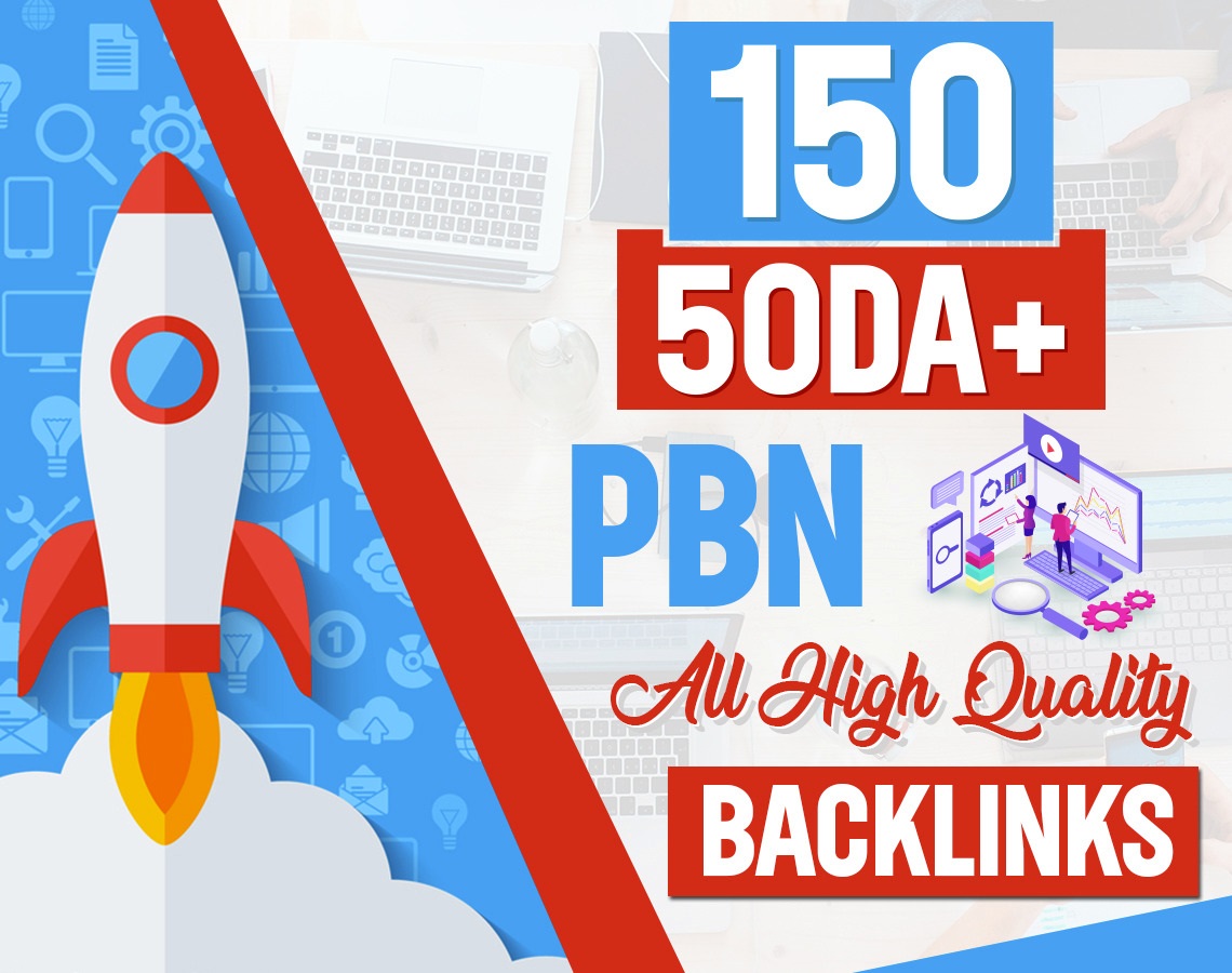 Unique 150 High Quality DA50 PLUS PBN Backlinks to Bo...