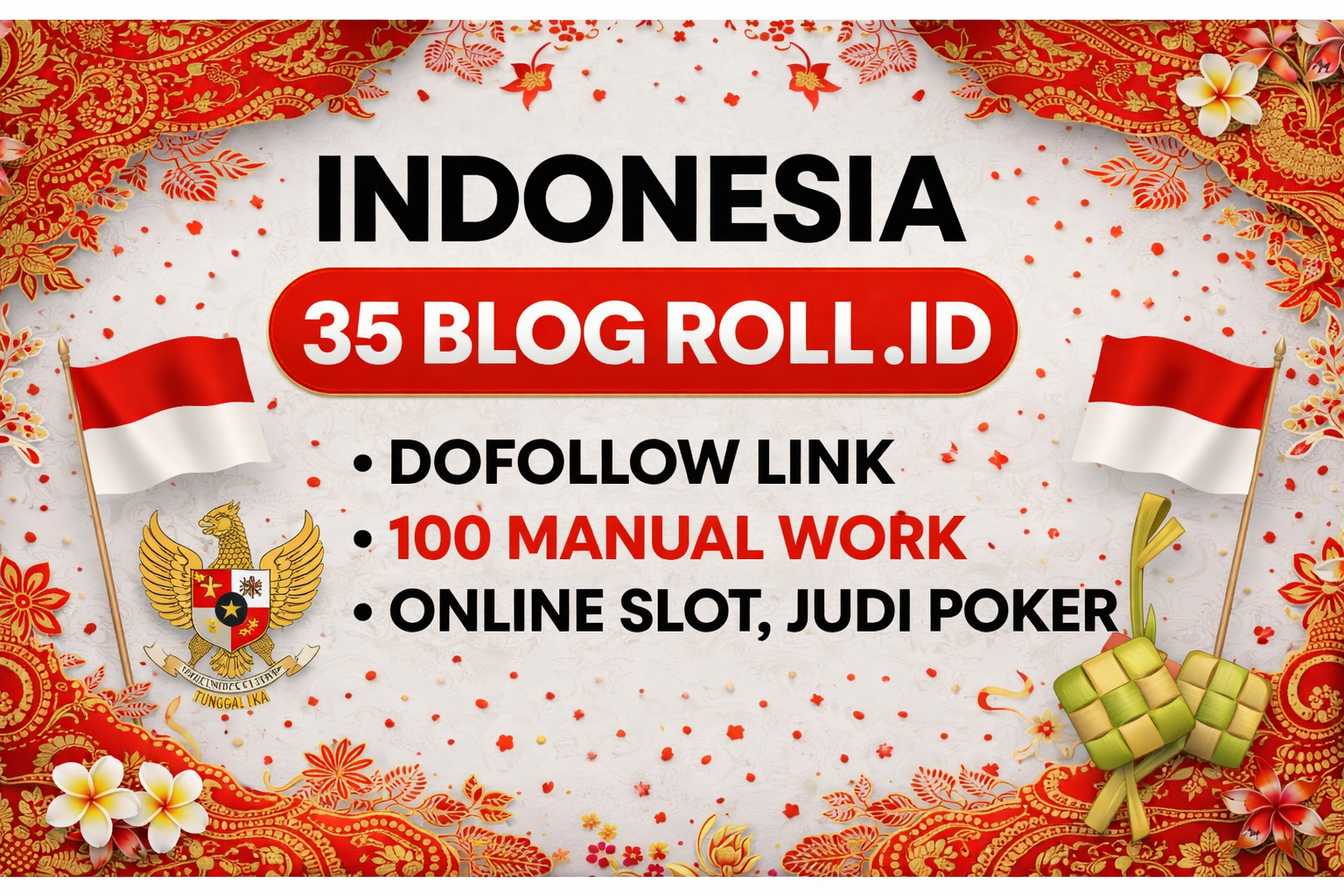 35 BLOG ROLL Premium. id Homepage Indonesian PBNs Bac...