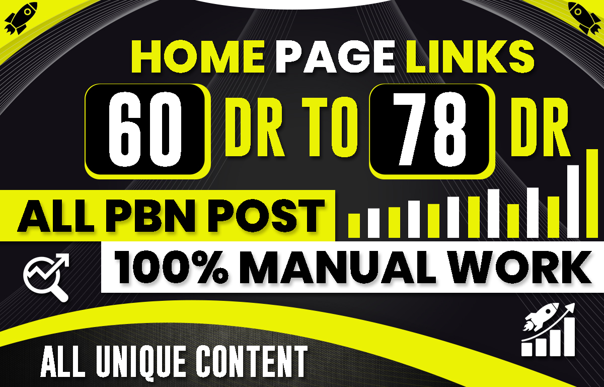 Get Real 10 60DR+ to 78+ Pbn HOME Page Links clean Pb...