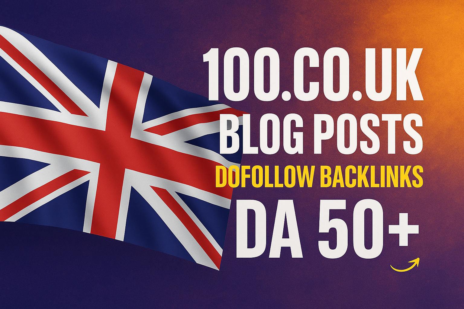 100. CO. UK High Authority Blog Post Powerful DA50+ B...