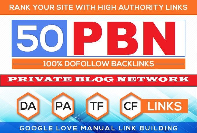 Build 50 HomePage PBN Domains Backlinks All Dofollow ...