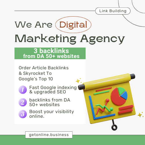 I will do seo backlinks high quality dofollow DA50+ a...