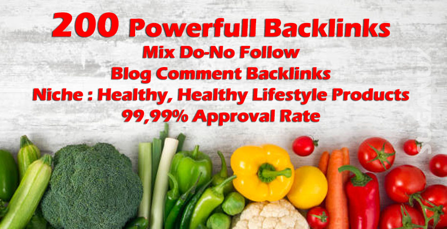 I Will Do 200 Blogcom Backlink Related to Healthy Pro...