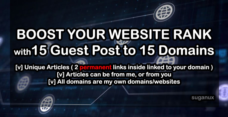 I will manually post 15 Guest Post to 15 Different Do...