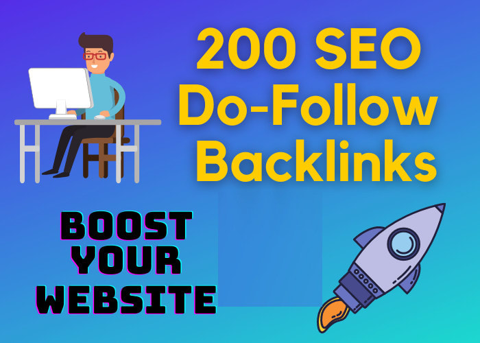 Link Building with 200 Do-follow backlinks mix platfo...