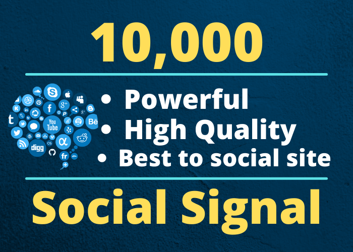 10000 High Quality PR9-PR10 Social Signals Backlink f...