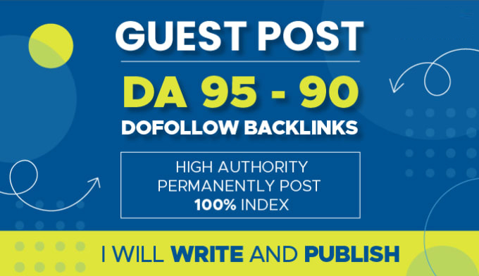 I will publish guest post, high da guest post with c...