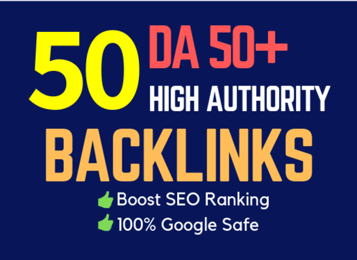 50 pr9 High DA authority SEO dofollow backlinks to IM...