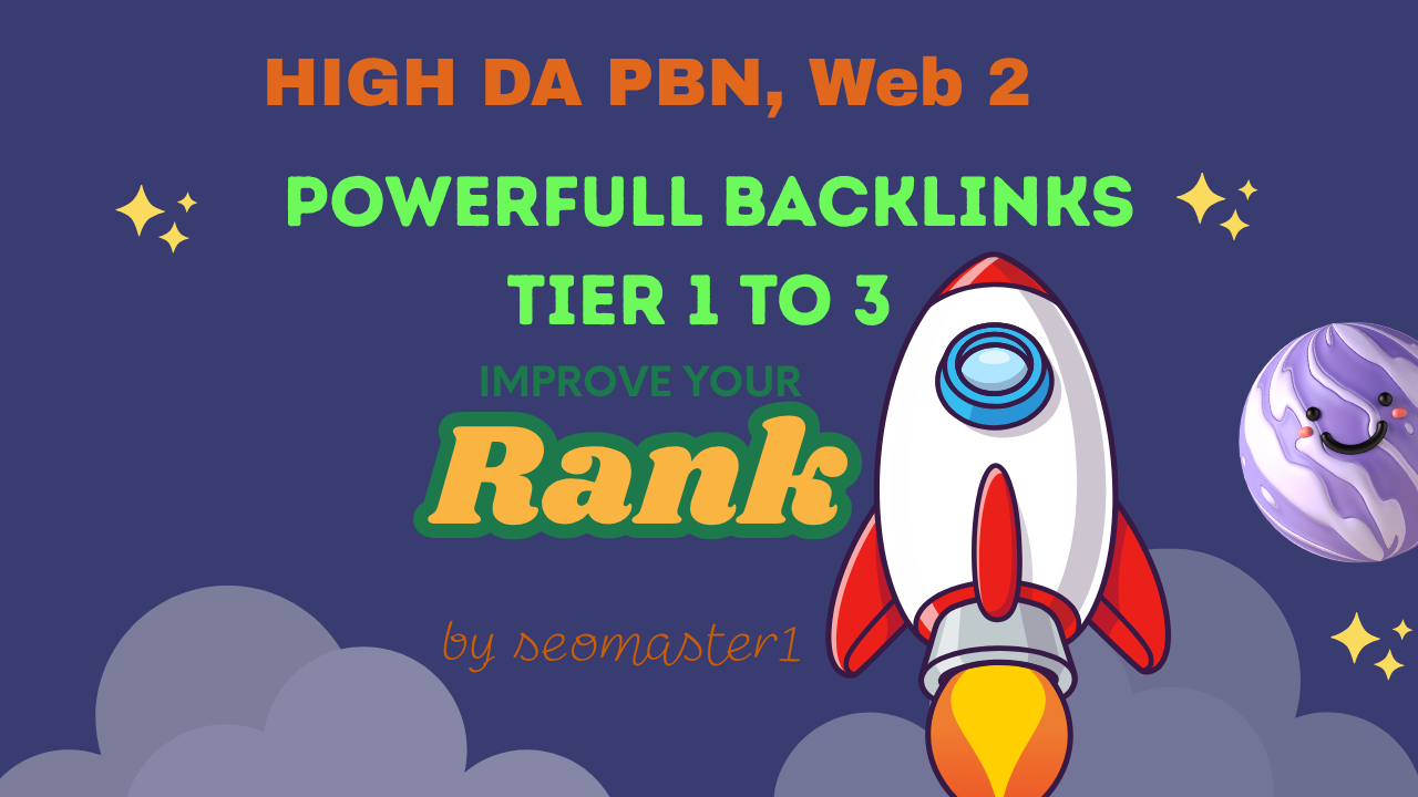 4500+ HIGH DA PBN, Web 2 Powerfull Backlinks Tier 1 t...