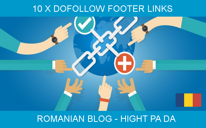 Special offer 10 x footer link for 6 MONTHS, hight P...