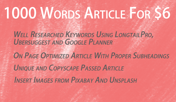 Provide a Well Researched and High Quality 1000 Words...
