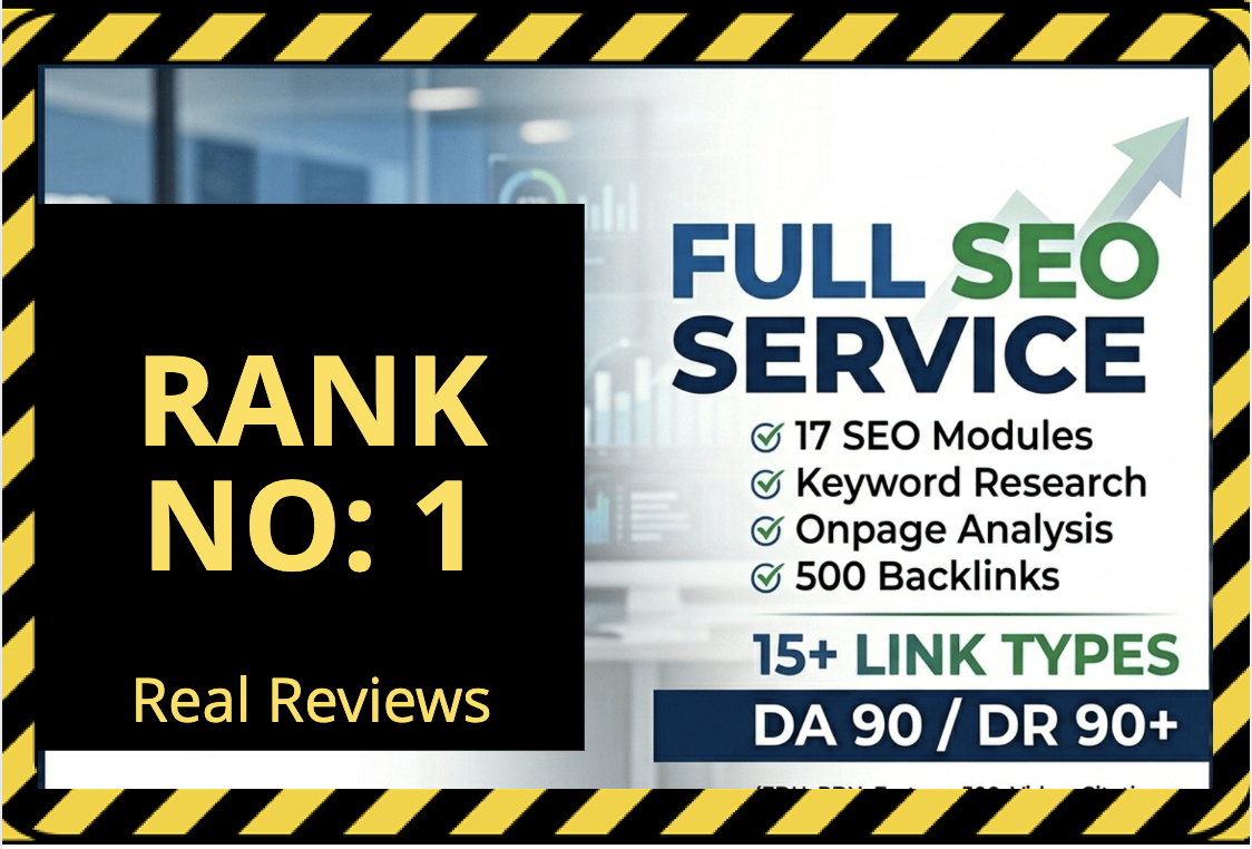 Full Seo Service that Push Ranks. 17 Seo Modules. DA ...