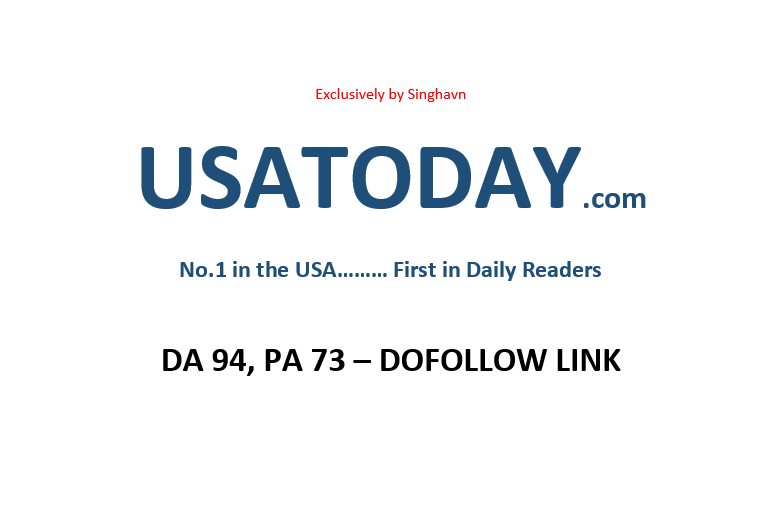 Publish Press Release on USA TODAY Usatoday. com DA 9...