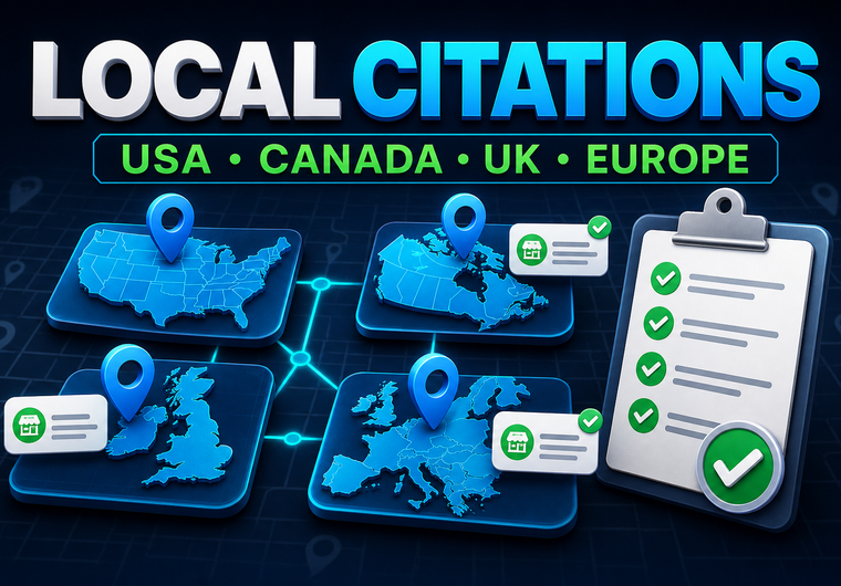 I will build manual local citations for USA Canada UK...