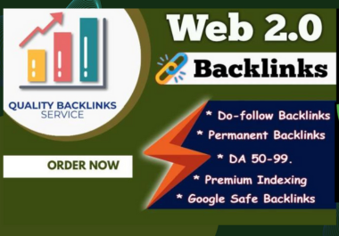 Get 1000 High Quality Web 2.0 Backlinks with DA 50 to...