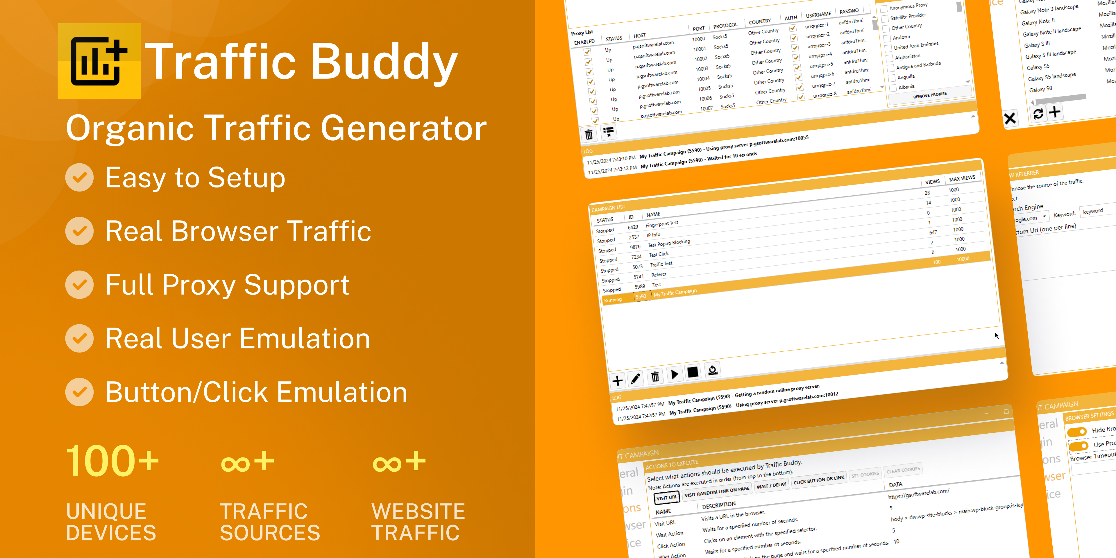 Generate Unlimited Organic Traffic Bot & Google S...