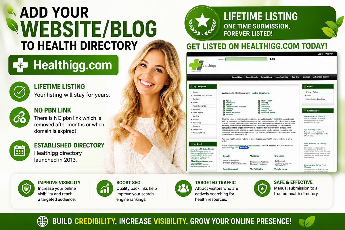 Add your website to health directory
