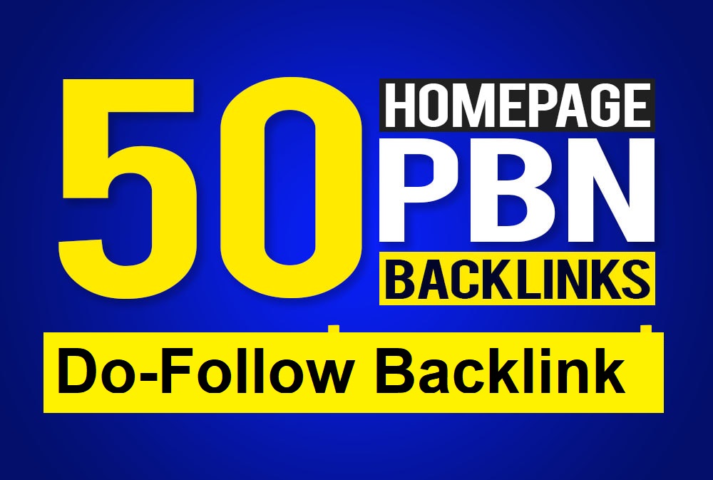 50 Unique Homepage PBN Backlinks from High-Authority ...