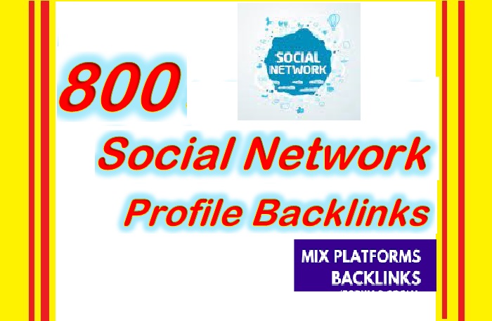 Create 800 Social Network Profile BACKLINKS for Your ...