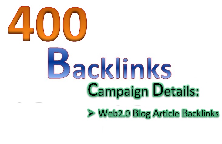Provide 400 Good Domain Authority Web2.0 Blog Backlin...