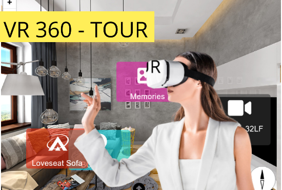 I will do virtual reality 360 tour for your business,...