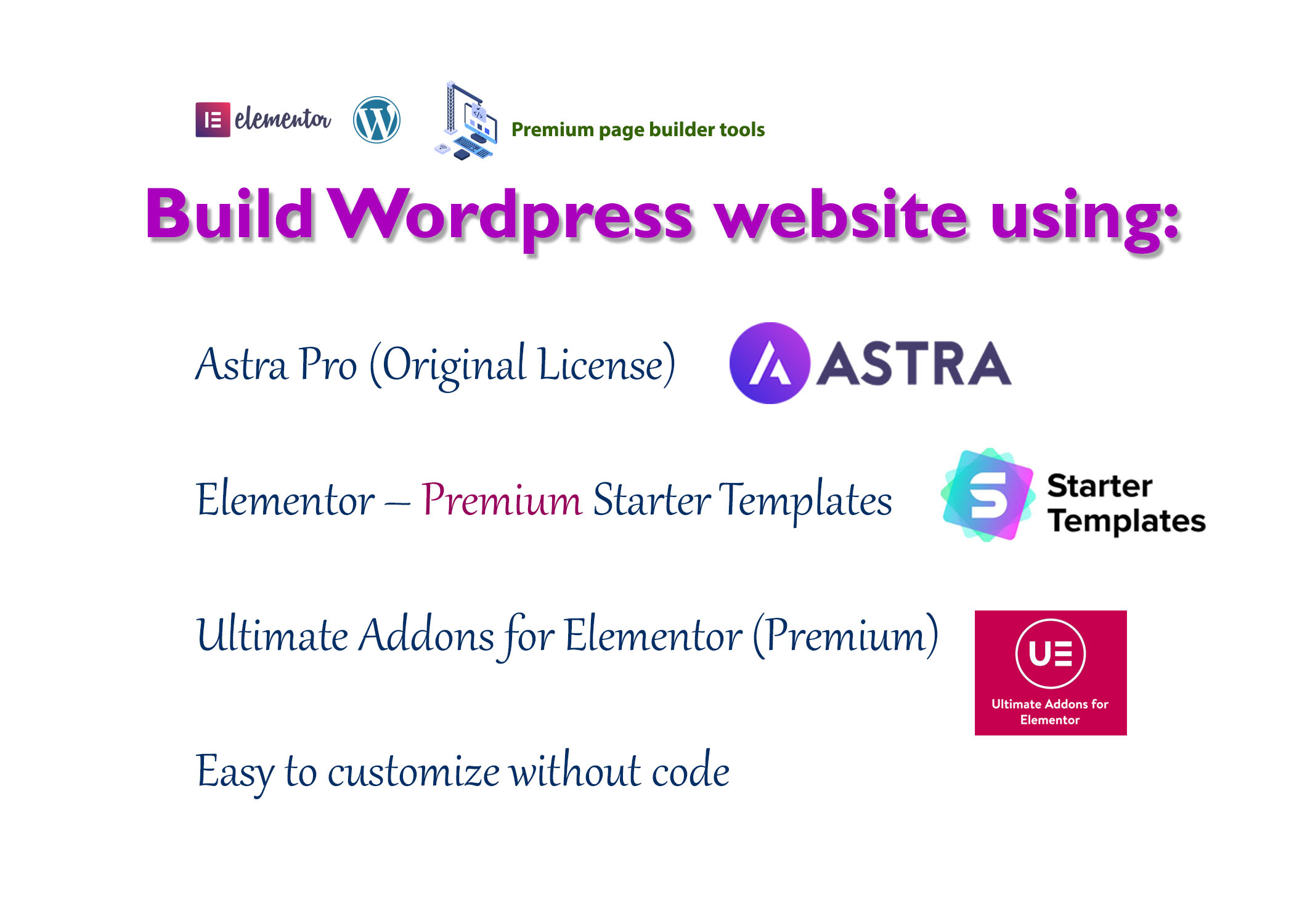 I will build wordpress website with Astra Pro Premium...