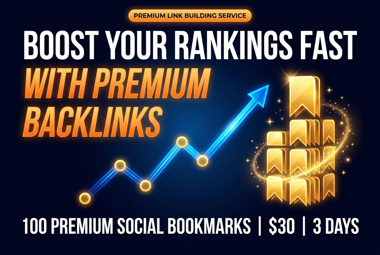 100 Premium Dofollow Bookmarks DA 40-80 Authority Lin...