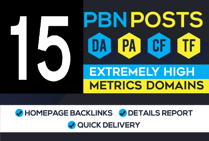 Build 15 High DA Upto 50+ Do-Follow PBN Permanent Lin...