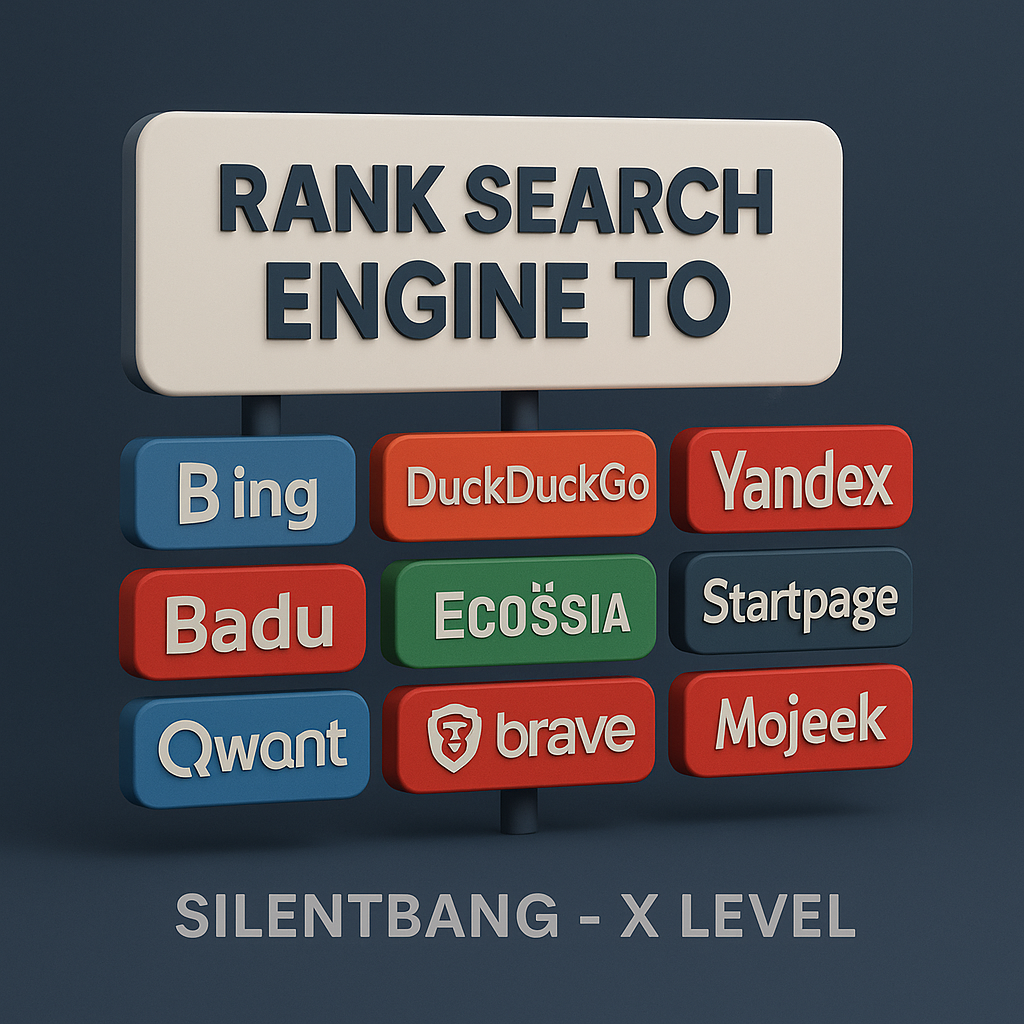 Rank Search Engine To Bing DuckDuckGo Yandex Baidu Ec...