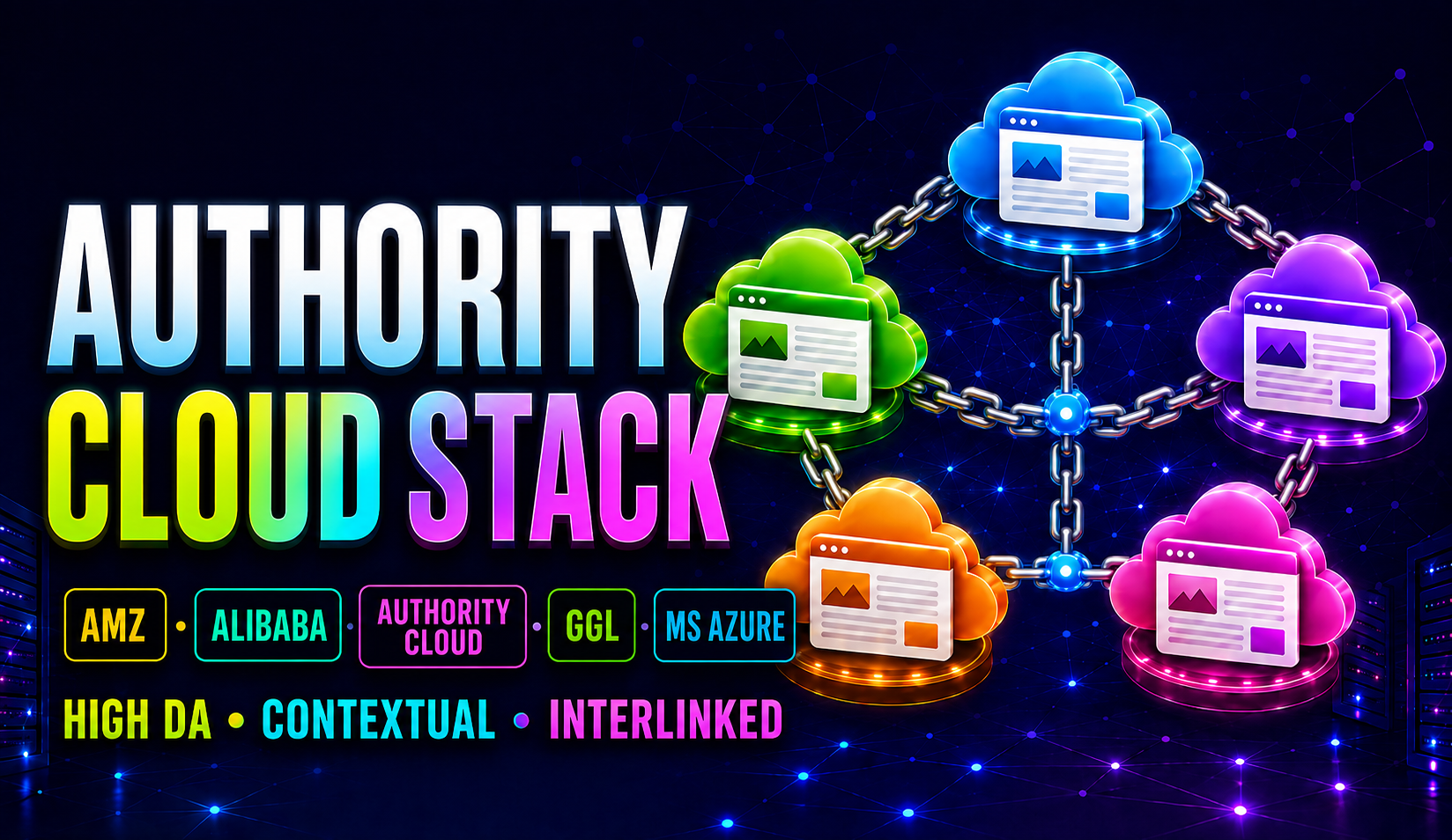 Authority Cloud Stack - 5x High-DA Contextual Cloud B...