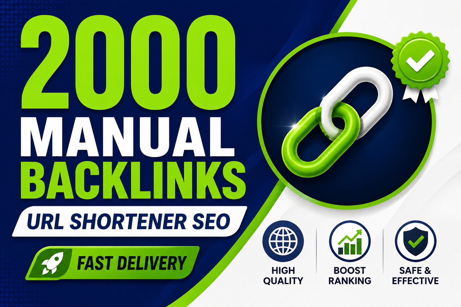 build 2000 manual URL shortener backlinks for off pag...