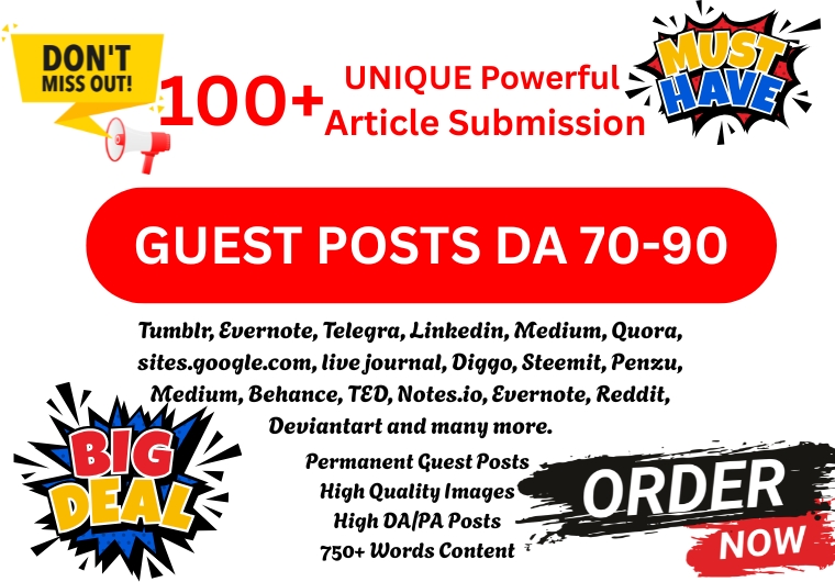 I Will Build 100 Unique Manual DA 70-99 Article Submi...
