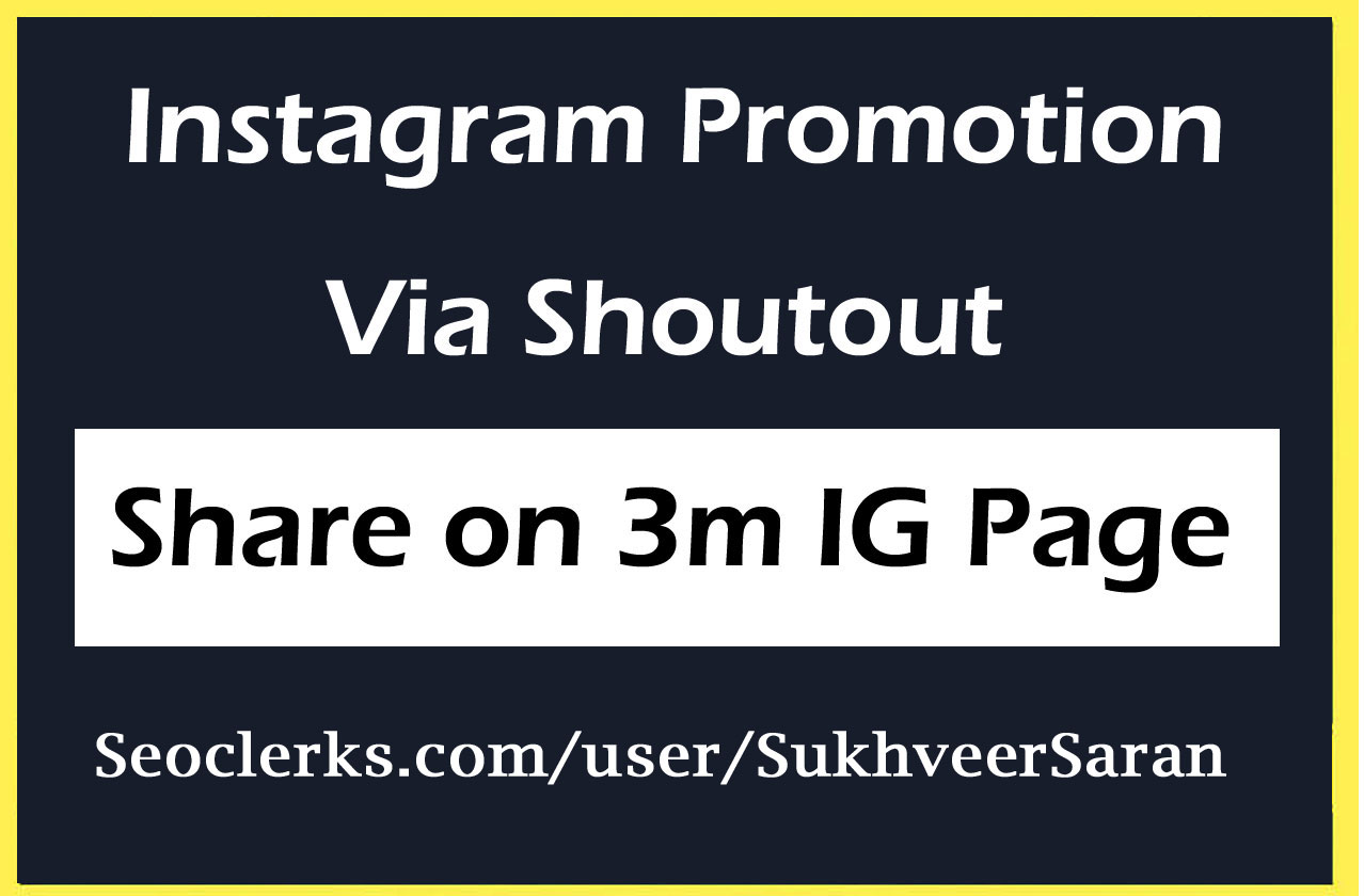 Instagram Promotion on my 3M Profile, Natural, Real...