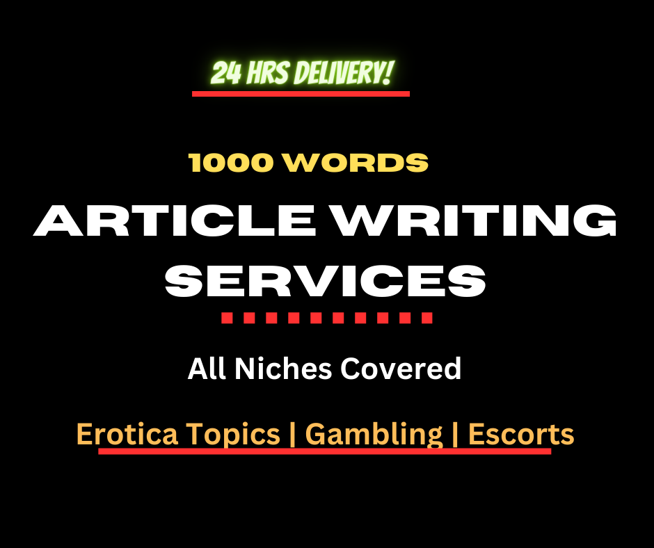 Highly Researched 1000 Words blog content on all topi...