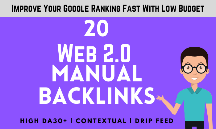 Dominate Google Rankings With 20 Dedicated Web 2.0 Mi...