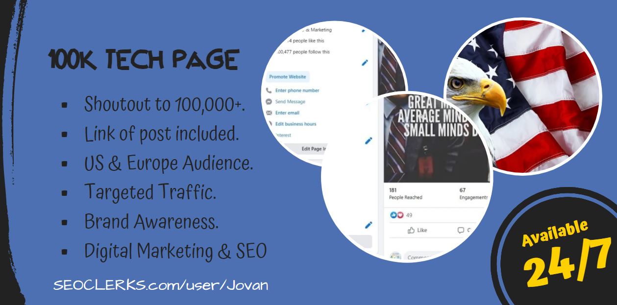 Do shoutout promotion to 100K technology and marketin...
