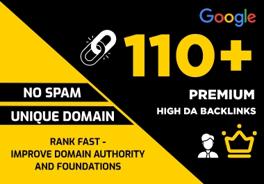 Crush Google Panda/Penguin with 110+ Ferocious DA 50+...