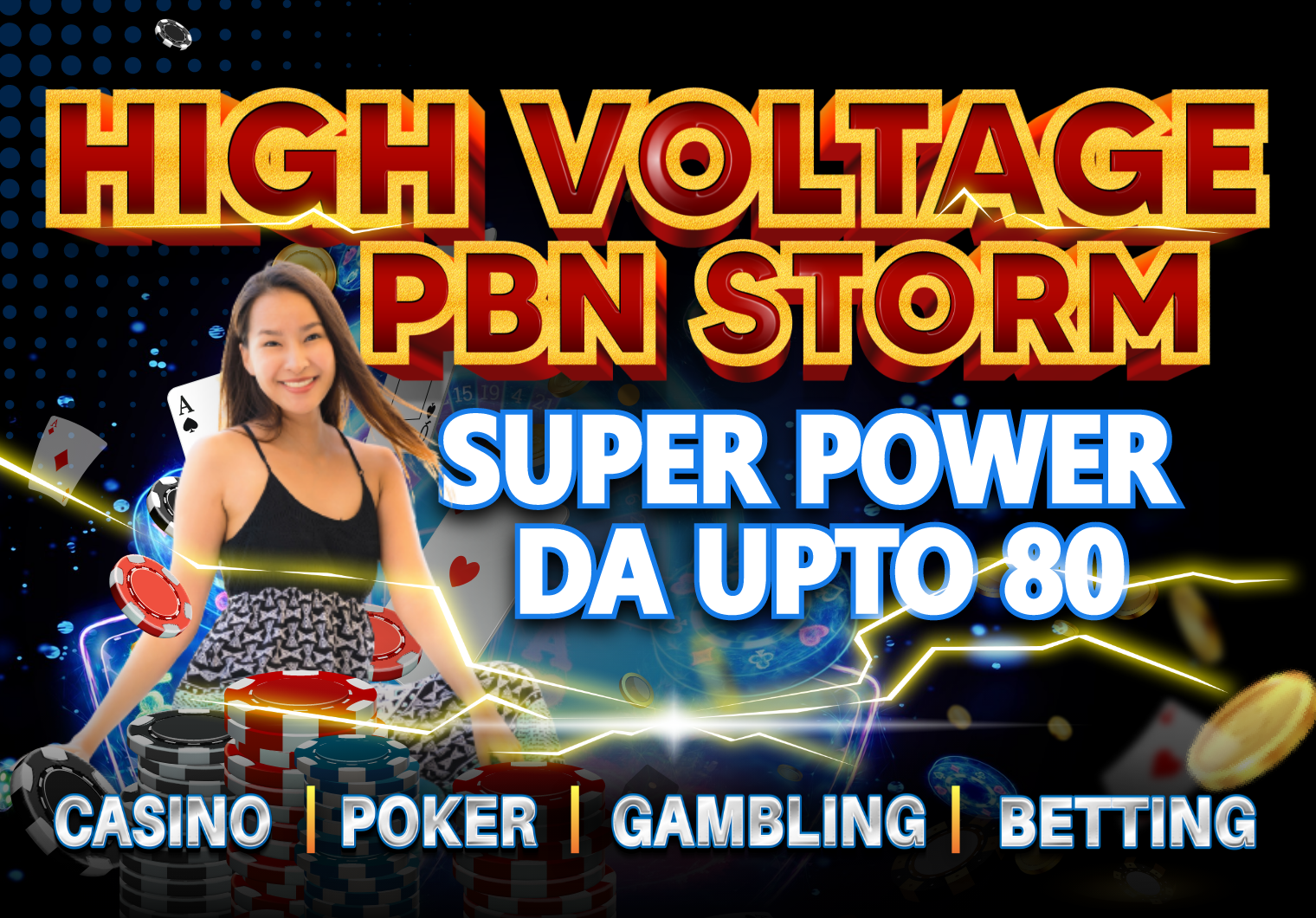 100 HIGH VOLTAGE PBN STORM FOR POKER CASINO BETTING S...