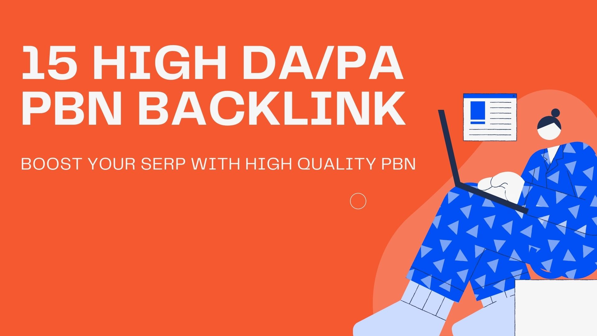 Build 15 HIGH DA PA Dofollow PBN Backlinks - Boost Yo...