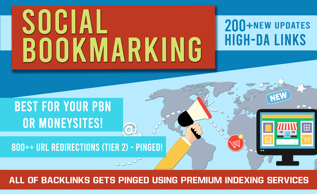 I Wll Create 200 + Social Bookmarks Backlinks