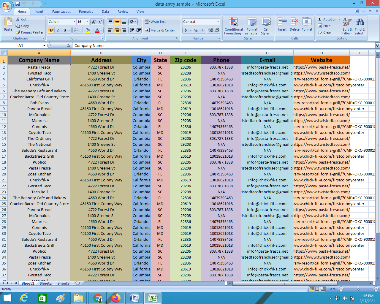 I will be your Awesome Virtual Assistant for Data Ent...