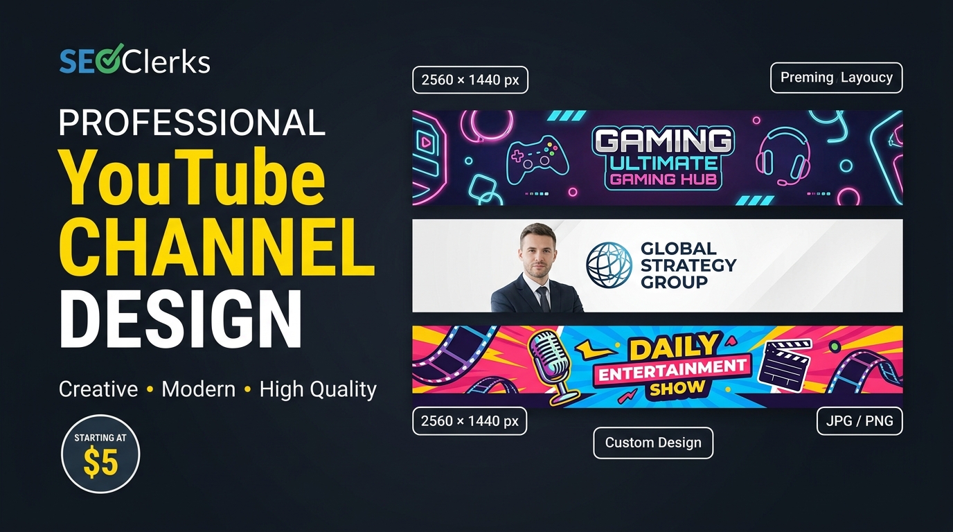 I Will Design a Professional Video Banner