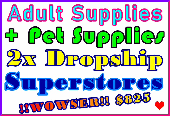 Dropship Supported Pet Supplies Retail eCommerce Superstore