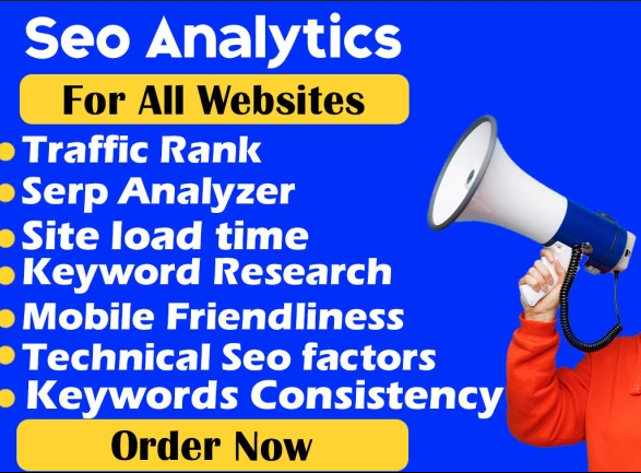 I will Analyze your website issues and deliver Seo an...