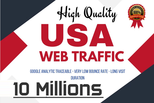 10 Millions USA Visits Traffic in Your All Links- Ran...