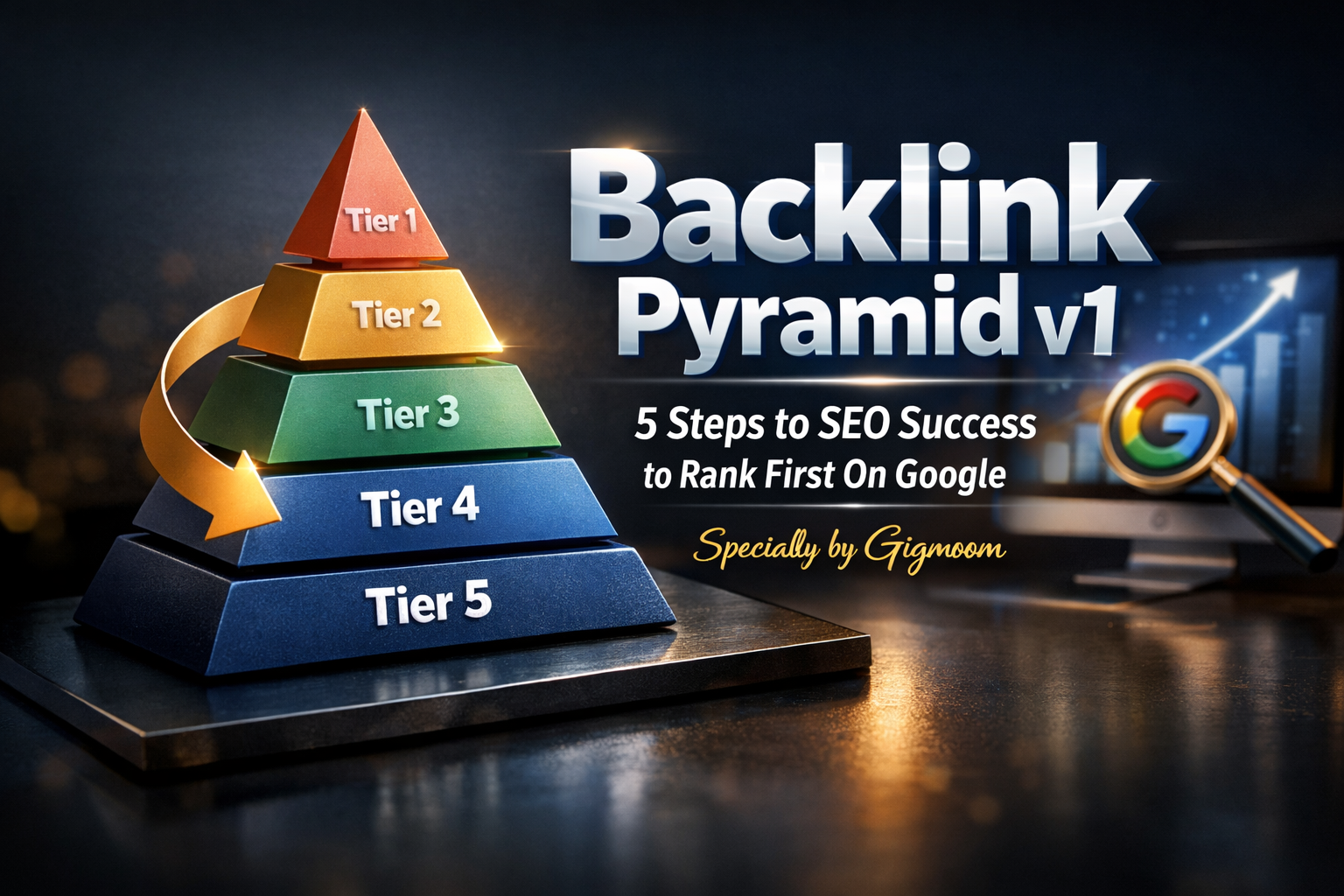 Backlink Pyramid v1 5 Steps to SEO Success to Rank Fi...