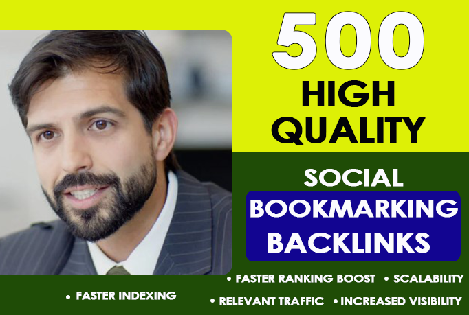 I will get you 500+ high quality Social bookmarking b...