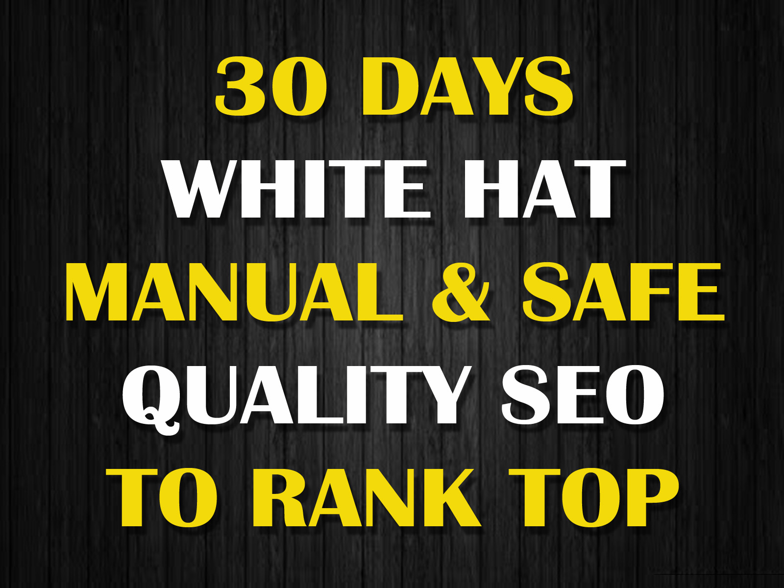30 Days Manual White Hat SEO Backlinks To Rank Websit...