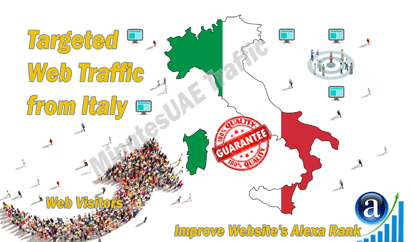 Italian web visitors real targeted Organic web traffi...