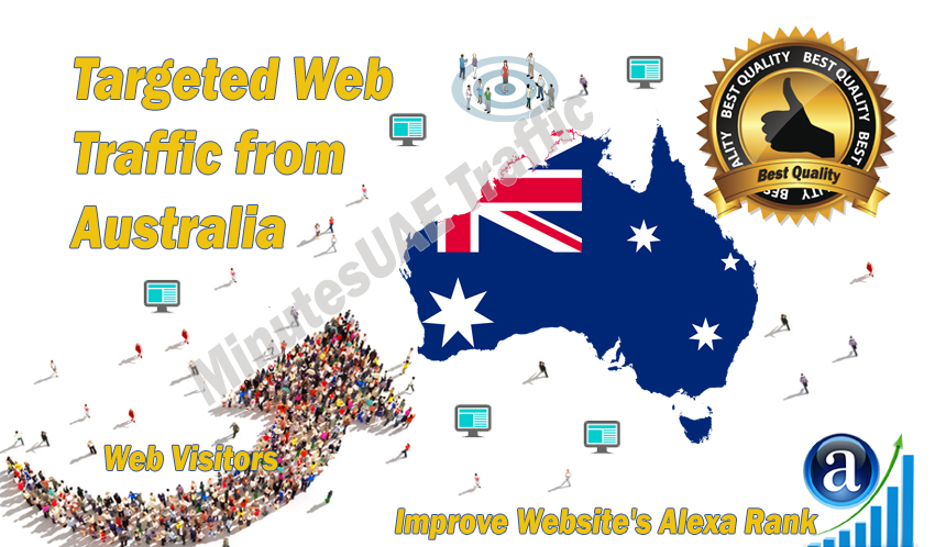 Australian web visitors real targeted Organic web tra...